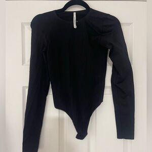 Babaton Black Long Sleeve Bodysuit